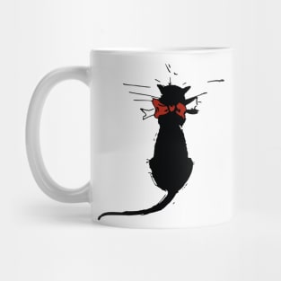 Lindo gato negro Mug